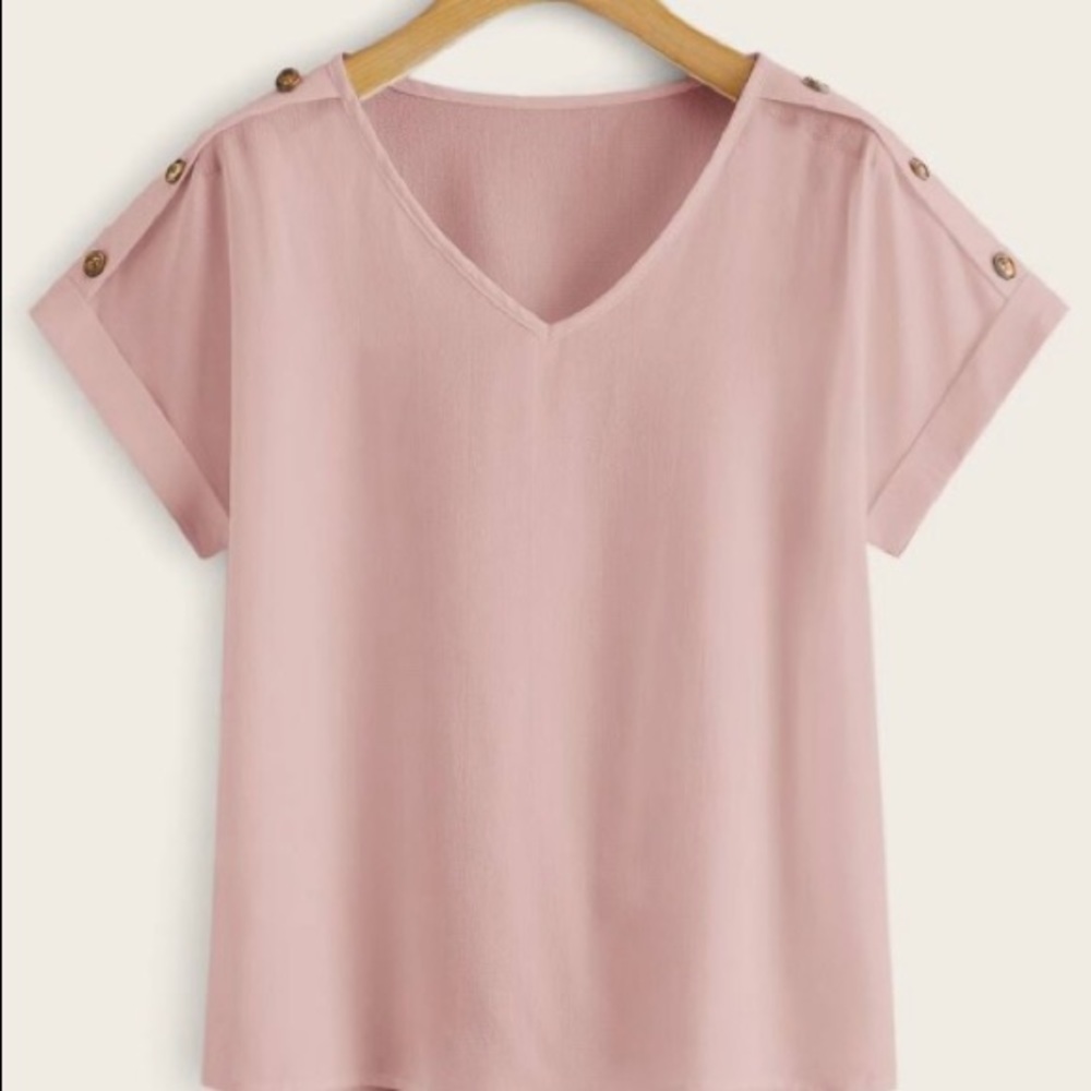 NEW SHEIN button detail blouses